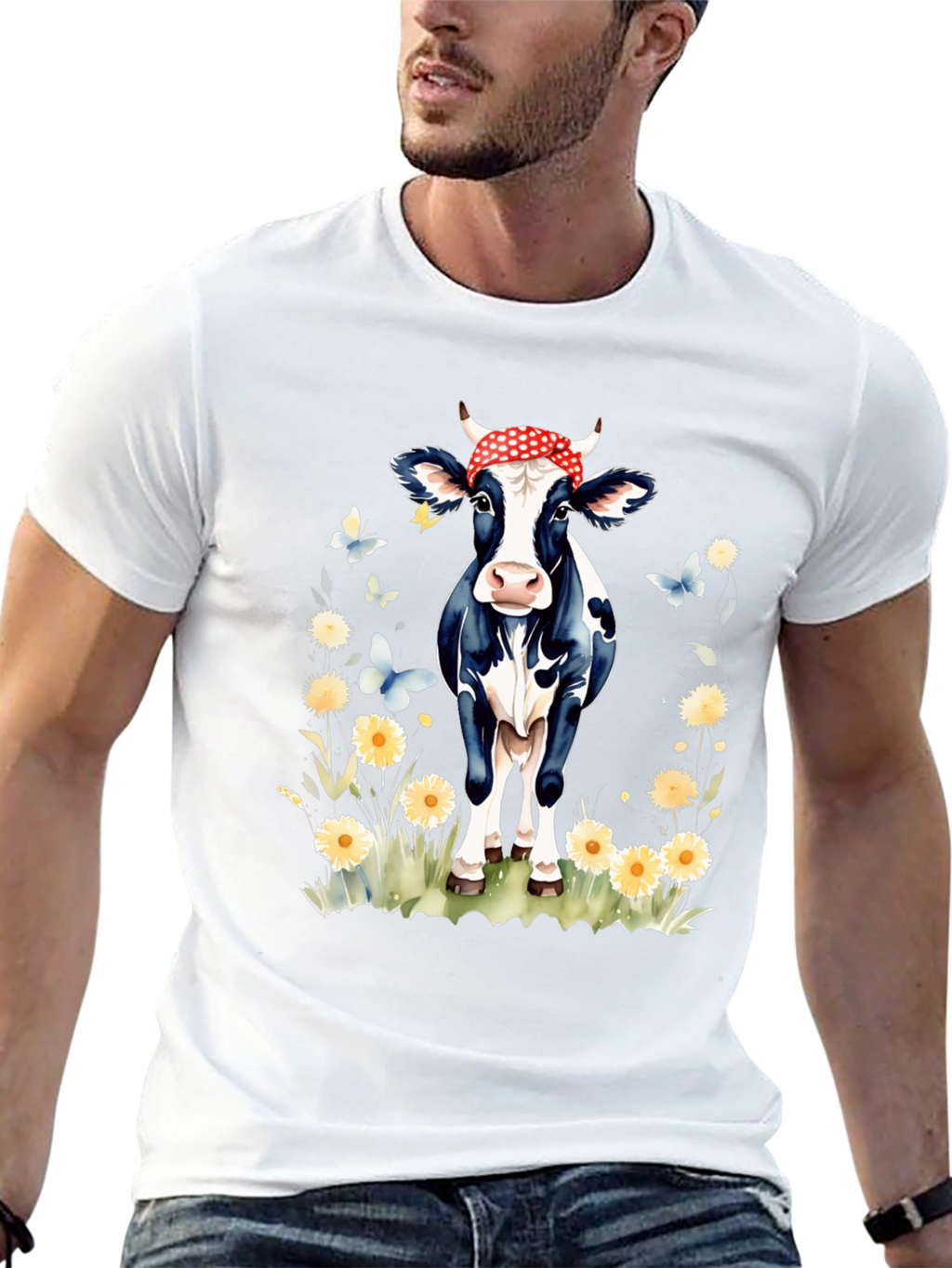 Cow Bandana Tee