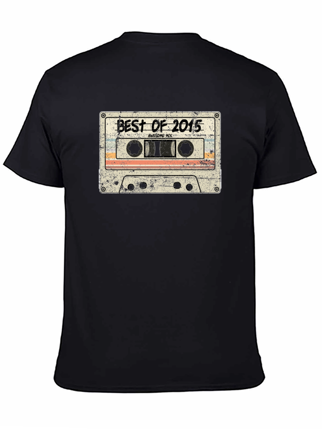 Retro Best of 2015 Cassette Tape Graphic T-Shirt