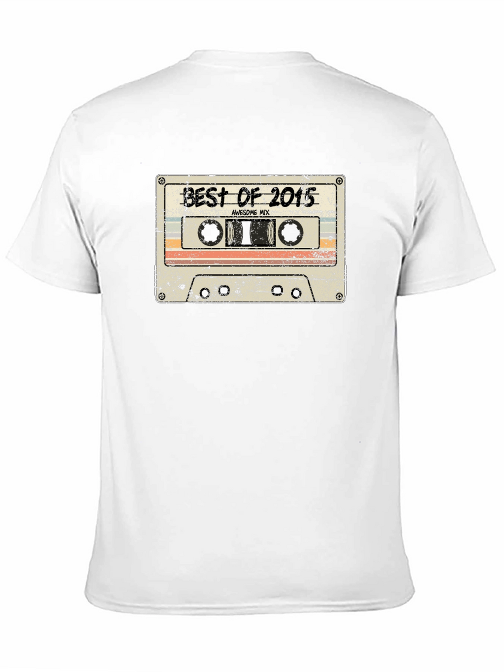 Retro Best of 2015 Cassette Tape Graphic T-Shirt