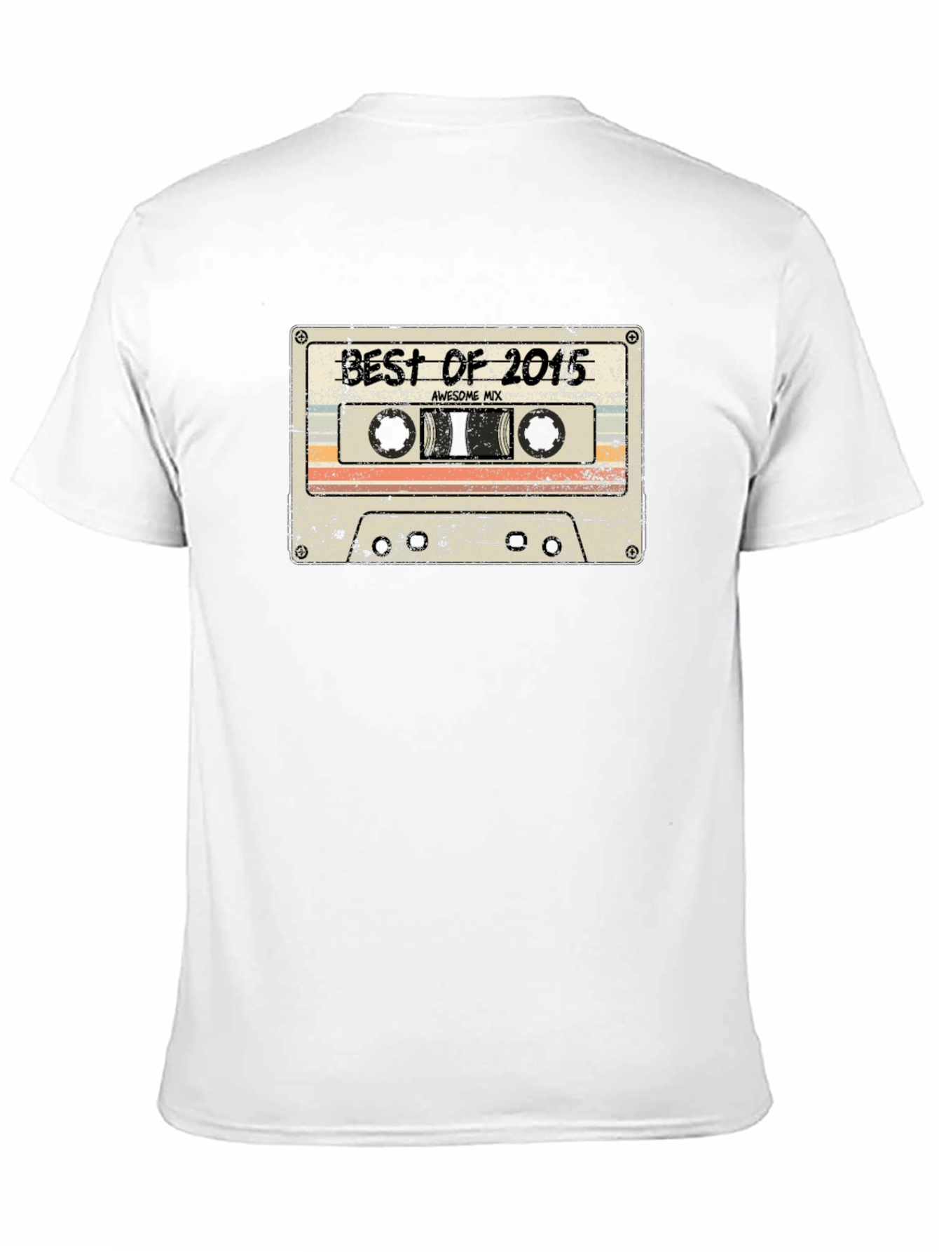 Retro Best of 2015 Cassette Tape Graphic T-Shirt