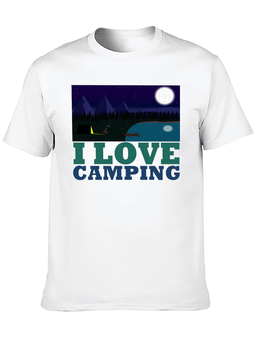 I Love Camping Graphic Tee