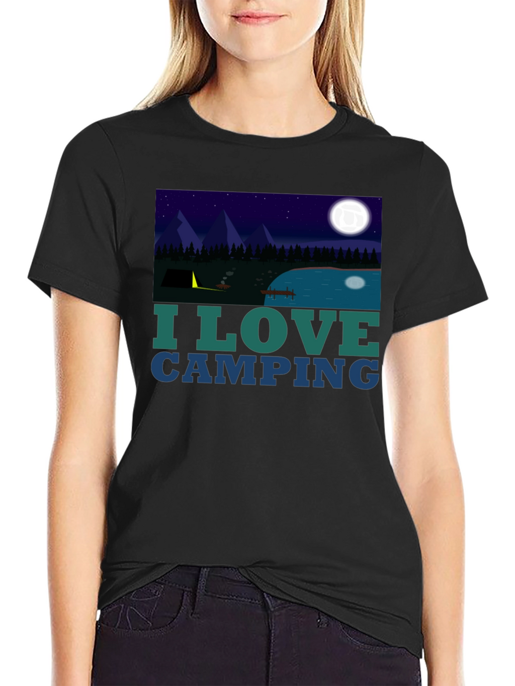 I Love Camping Graphic Tee