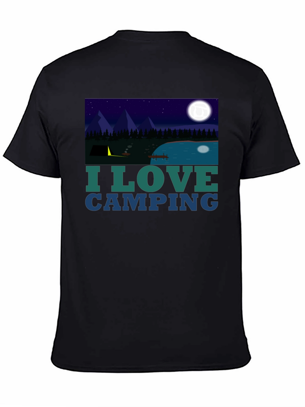 I Love Camping Graphic Tee