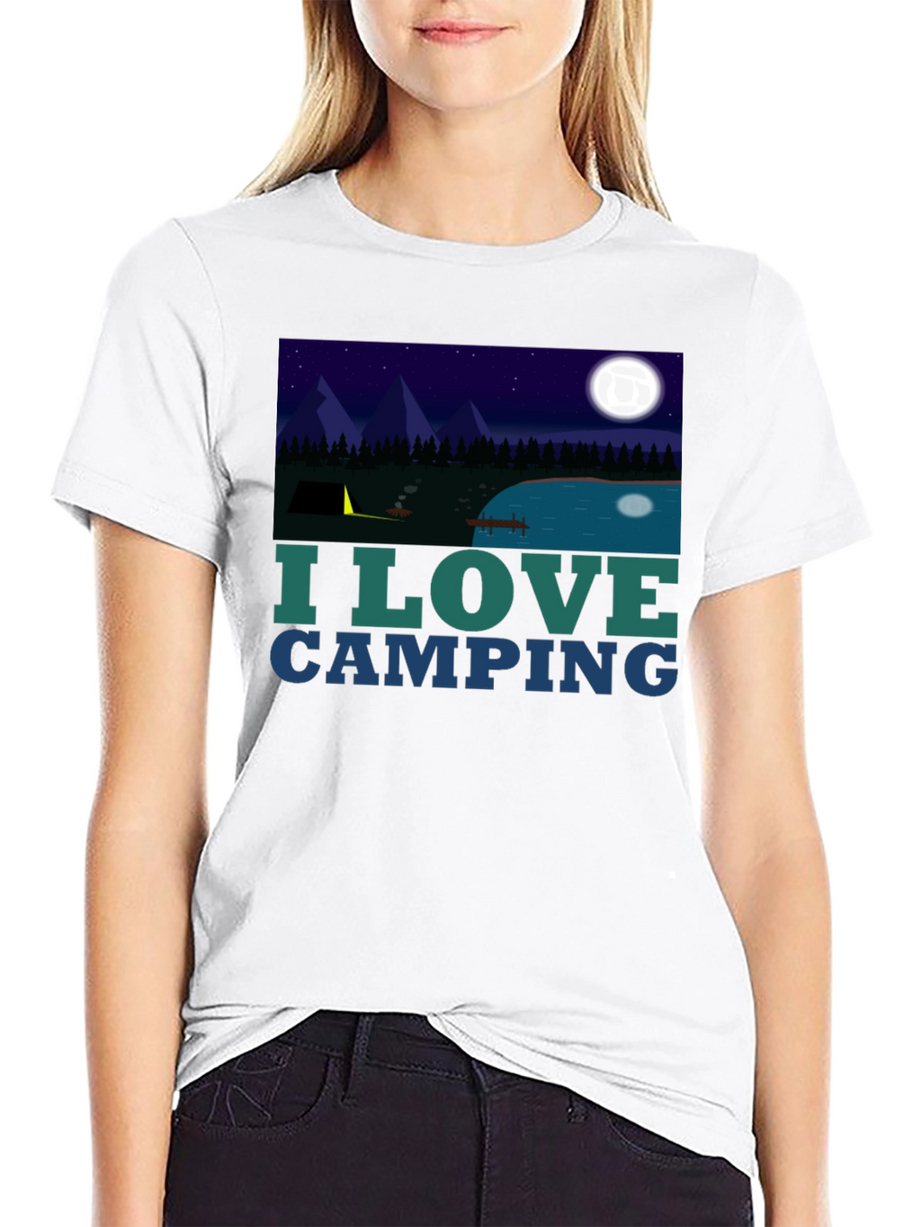 I Love Camping Graphic Tee
