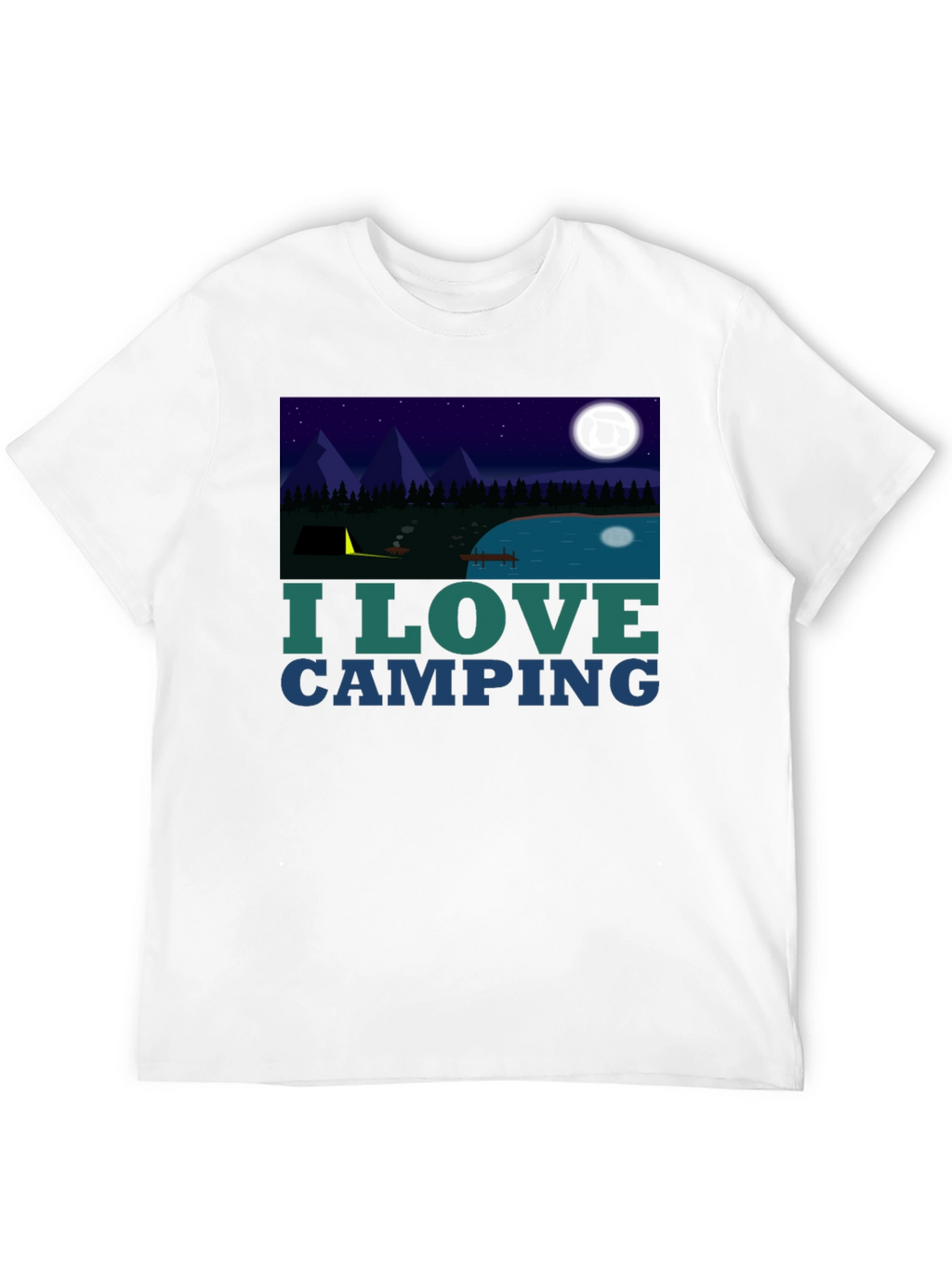 I Love Camping Graphic Tee