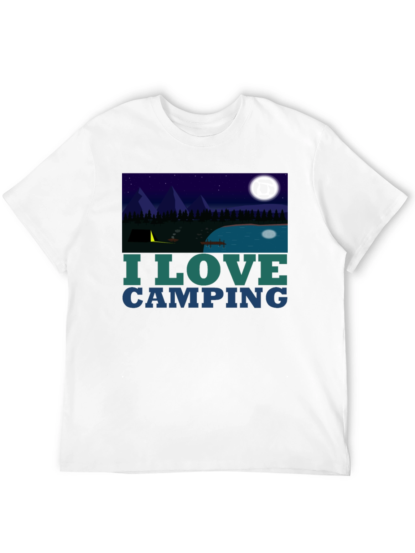 I Love Camping Graphic Tee