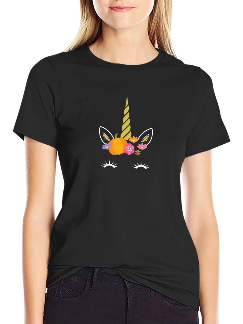 Unicorn Pumpkin Halloween T-Shirt