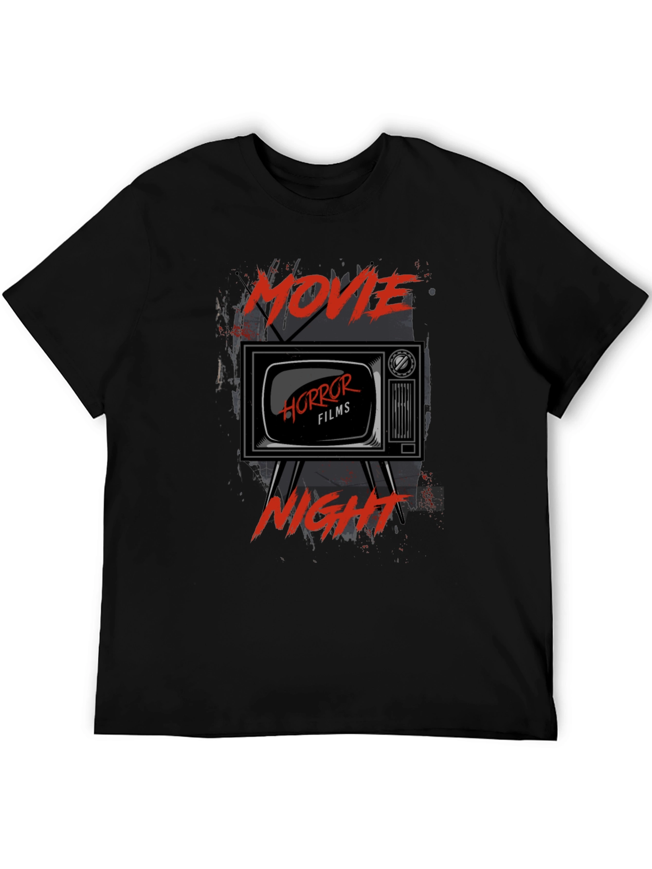 Movie Horror Films Night Black T-Shirt