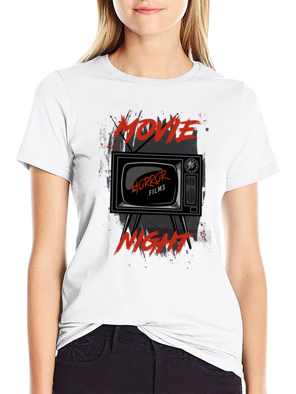 Movie Horror Films Night Black T-Shirt