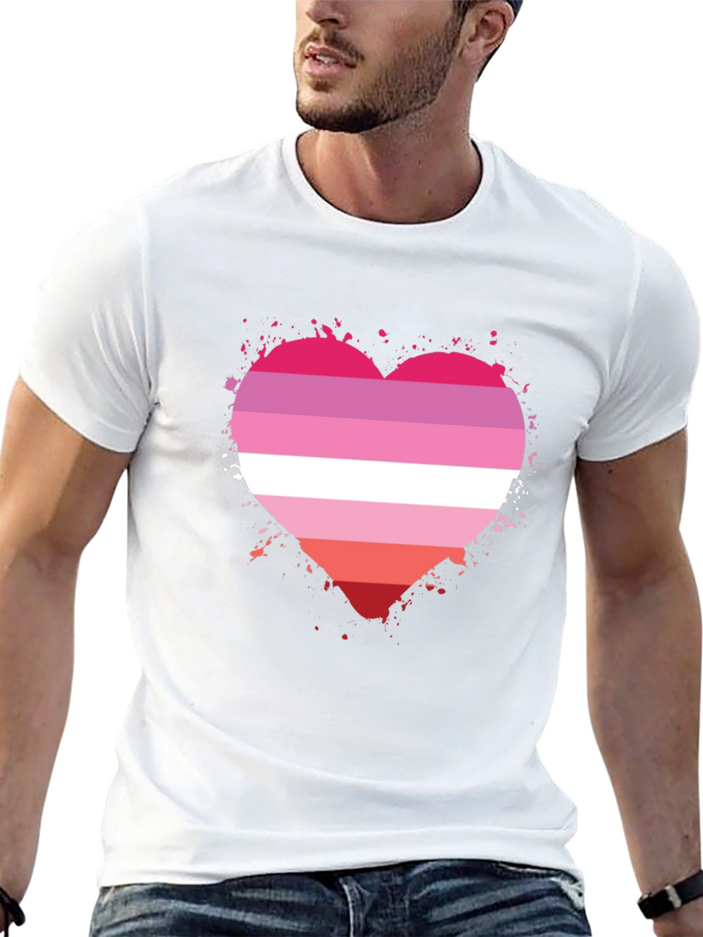 Lesbian Pride Heart T-Shirt