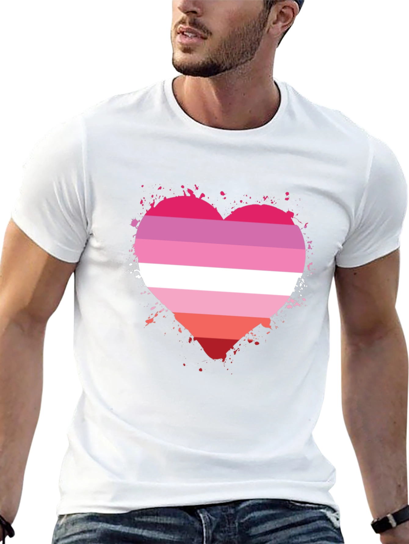 Lesbian Pride Heart T-Shirt