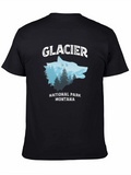 Glacier National Park Wolf Graphic Tee