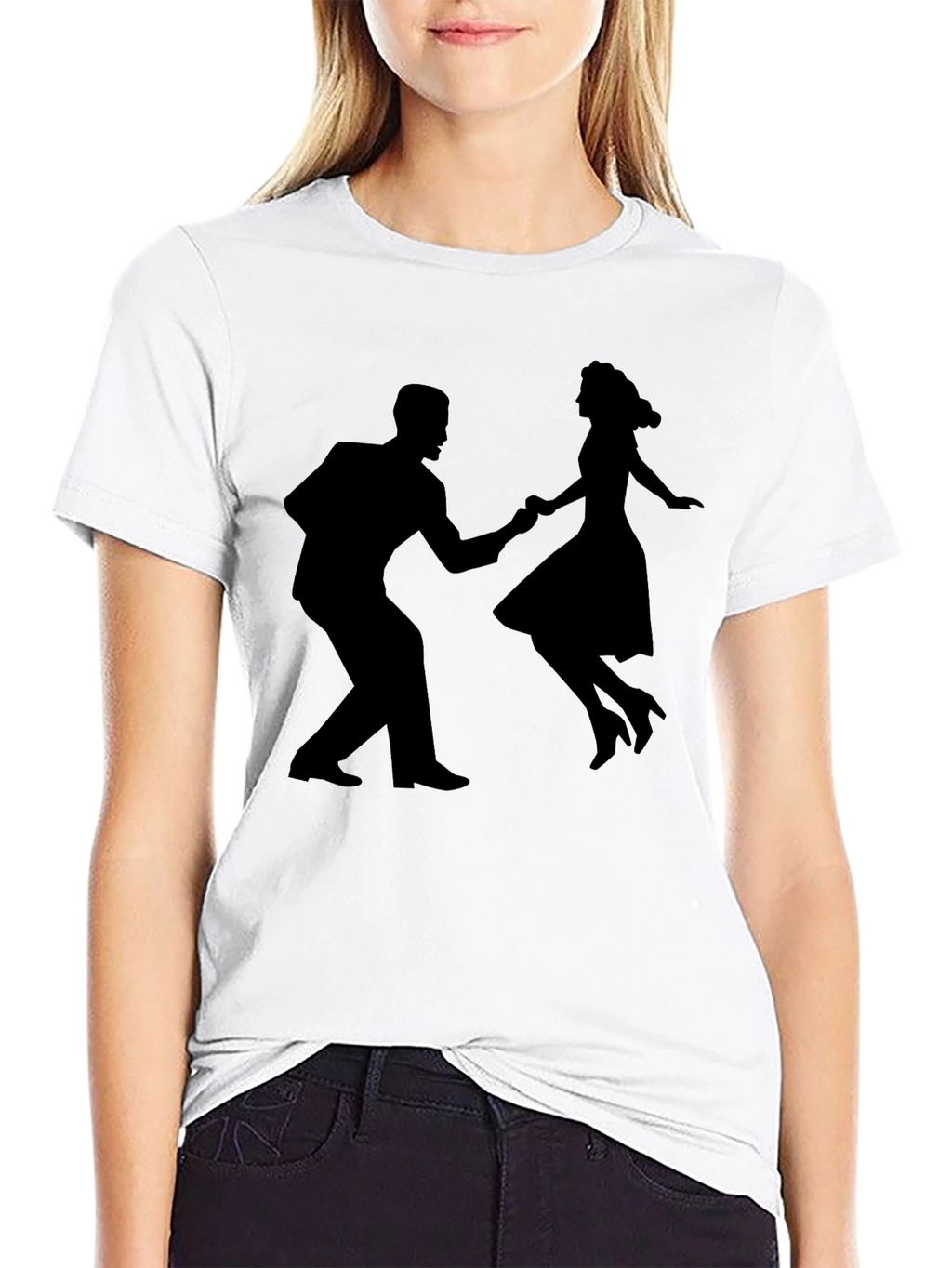 Retro Dance T-Shirt - Swing Style Graphic Tee
