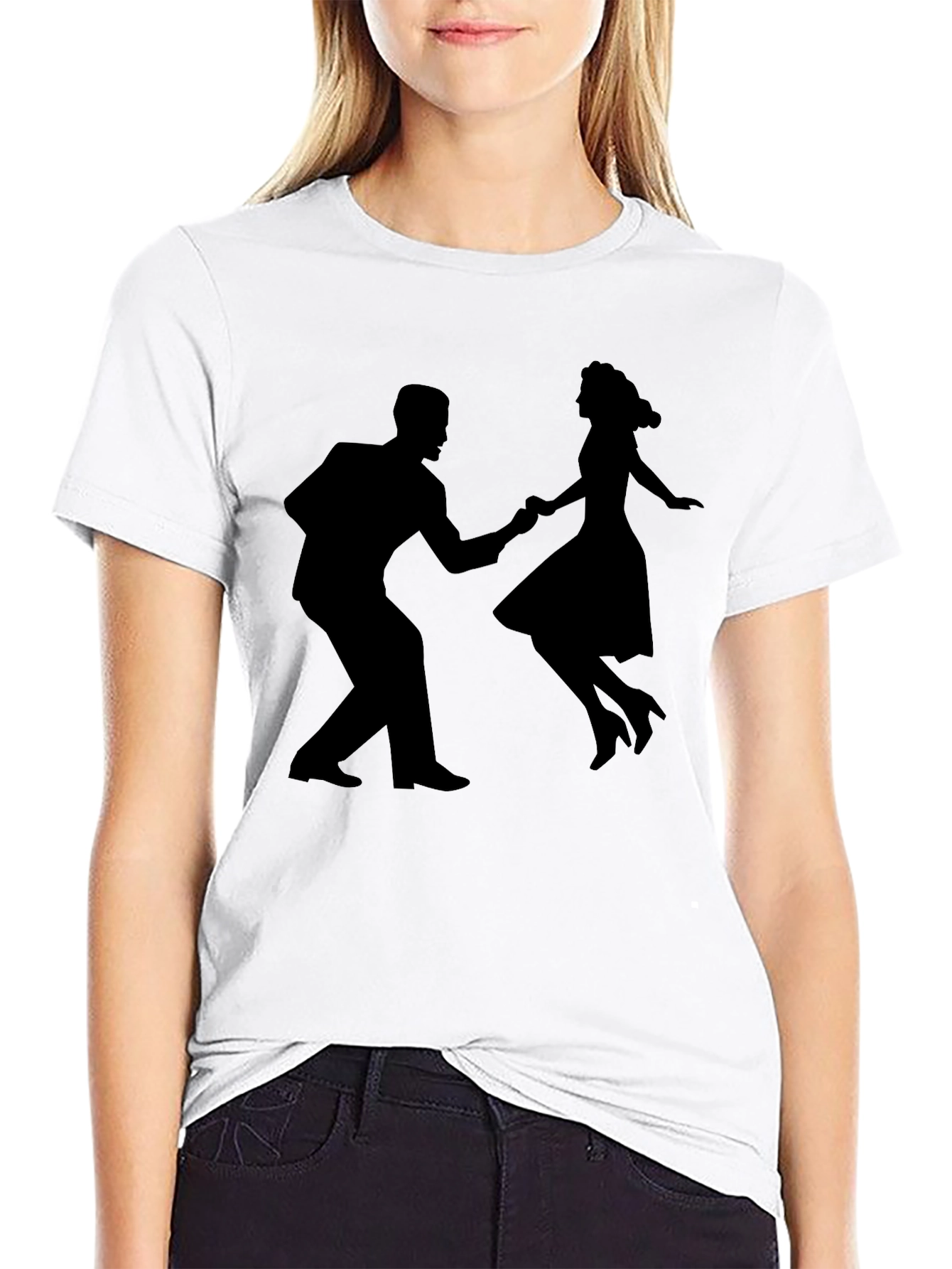 Retro Dance T-Shirt - Swing Style Graphic Tee