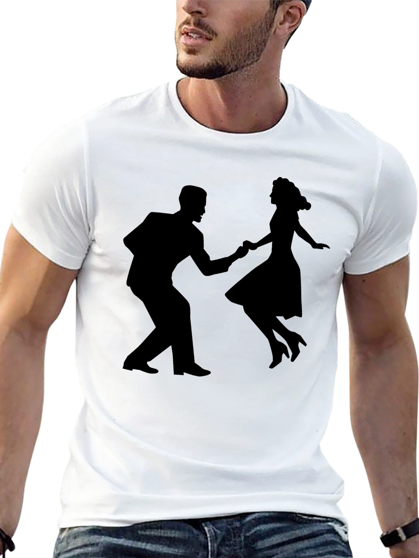 Retro Dance T-Shirt - Swing Style Graphic Tee