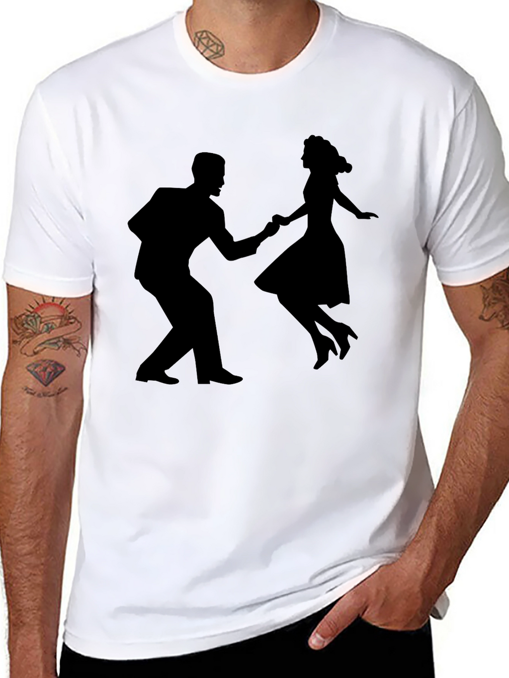 Retro Dance T-Shirt - Swing Style Graphic Tee