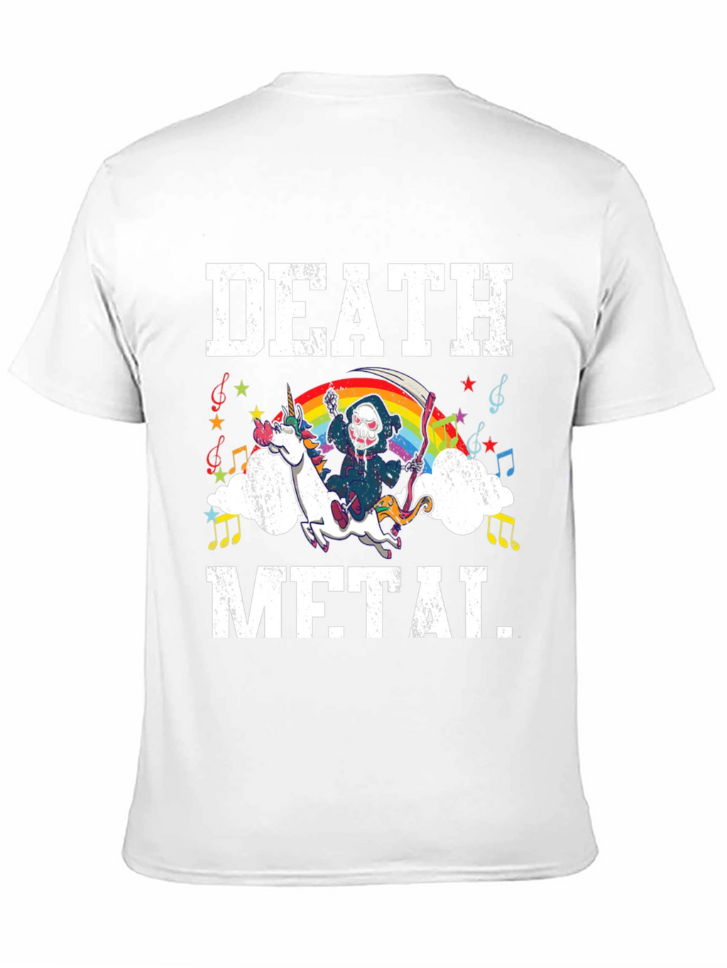 Death Metal Unicorn Graphic Tee