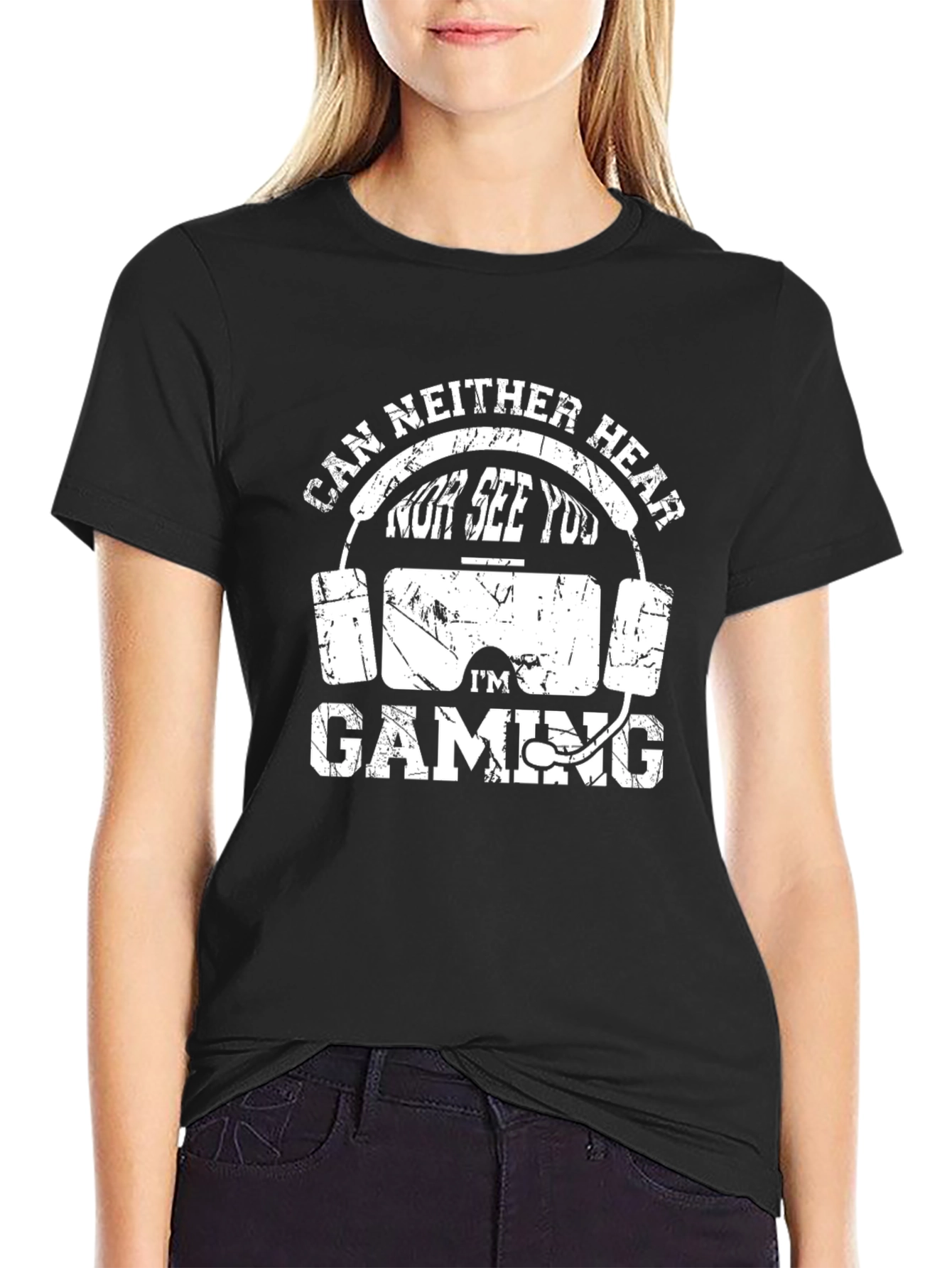 Gamer T-Shirt - Cant Hear You Im Gaming!