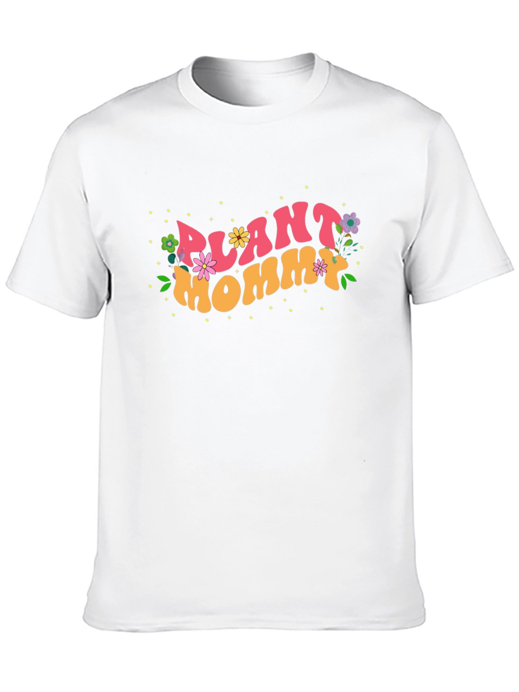 Plant Mommy Black Cotton T-Shirt