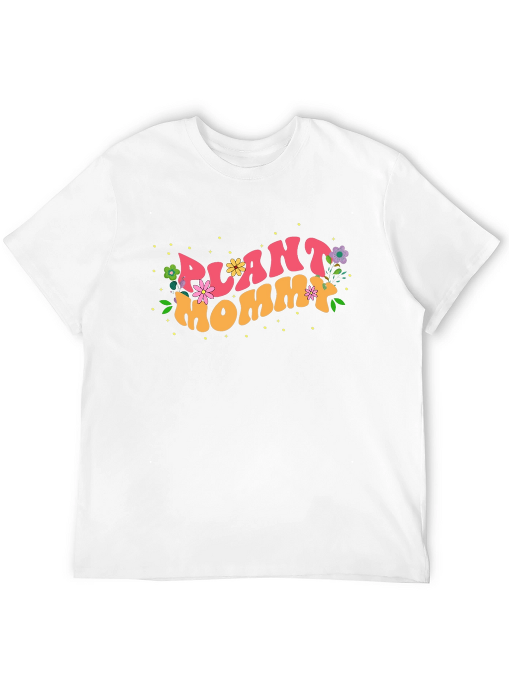 Plant Mommy Black Cotton T-Shirt