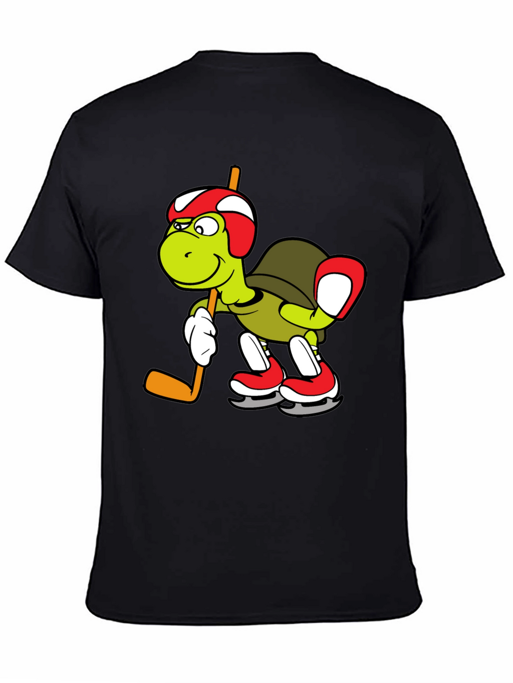 Turtle Hockey Player Graphic Tee