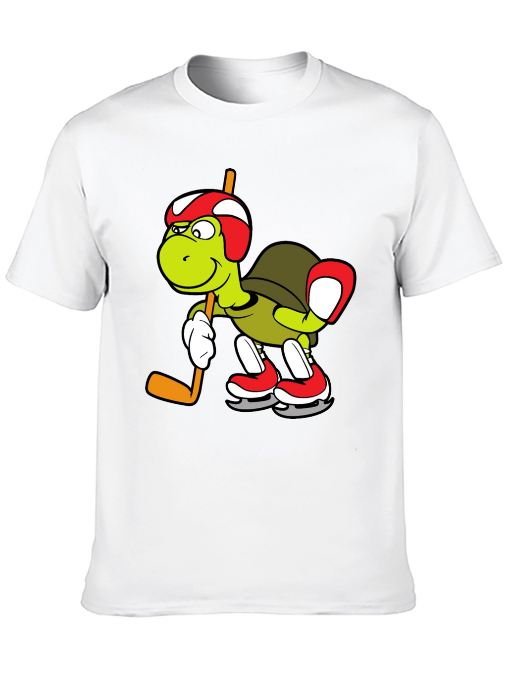 Turtle Hockey Player Graphic Tee