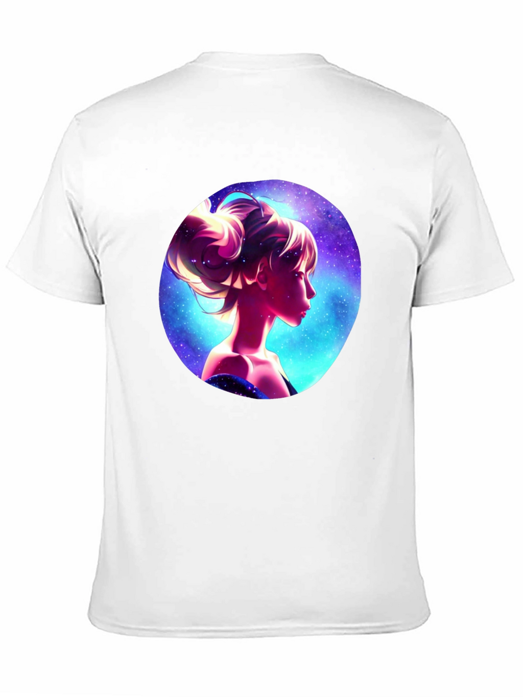 Cosmic Woman Graphic Tee - Stylish Black T-Shirt