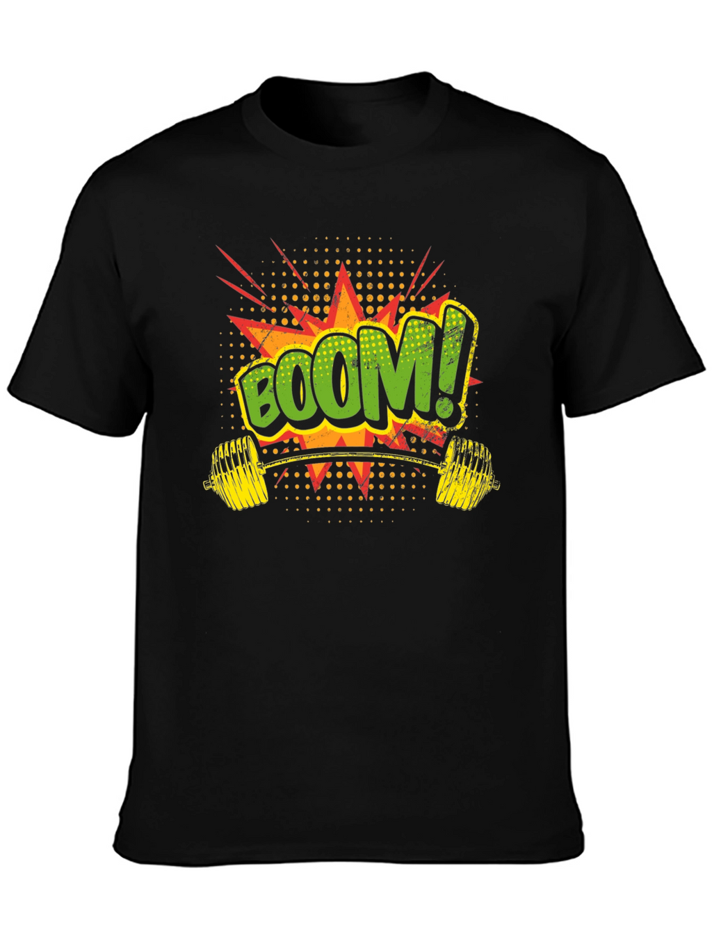 Boom! Graphic Print Black T-Shirt