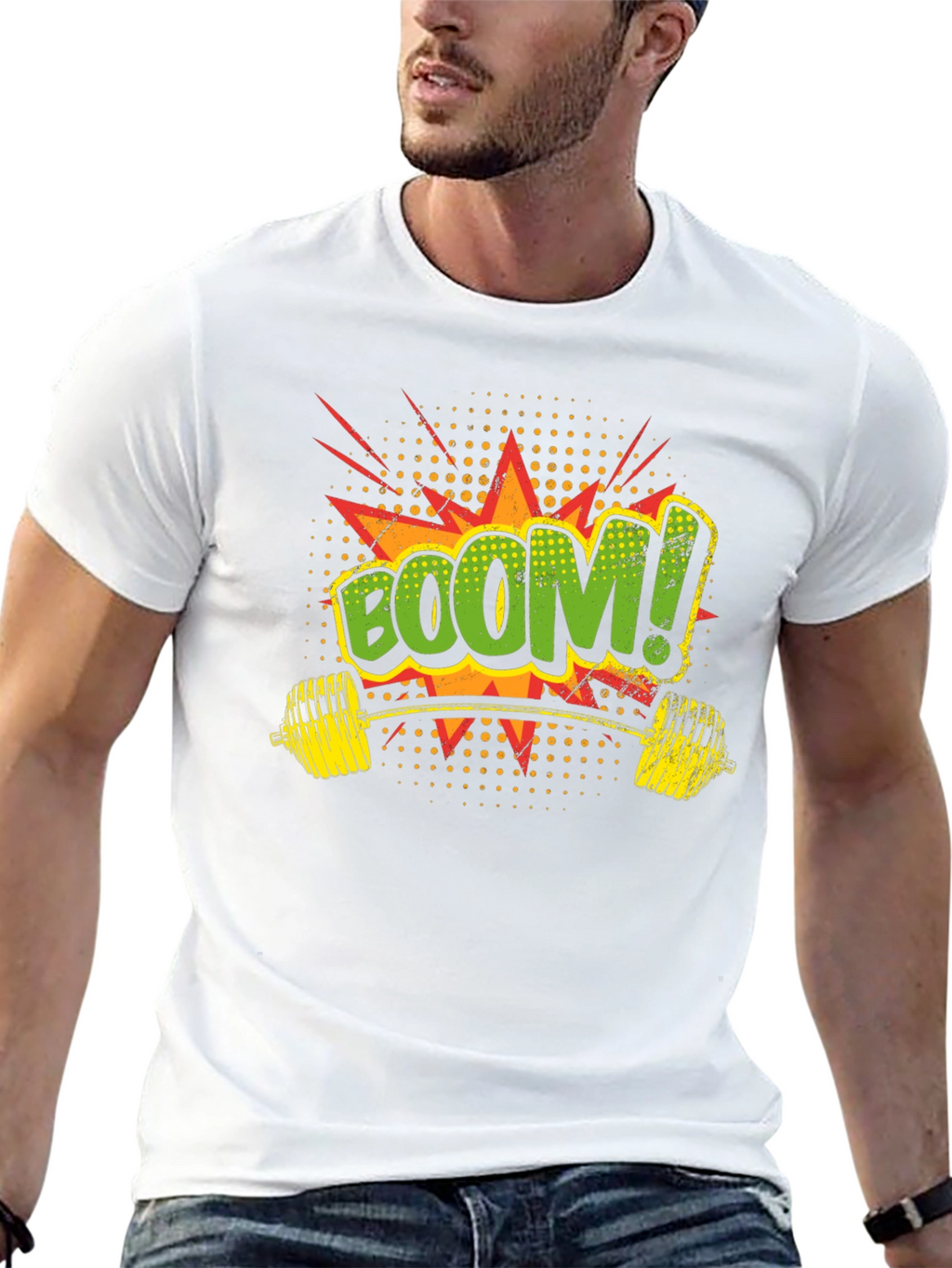 Boom! Graphic Print Black T-Shirt