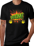 Boom! Graphic Print Black T-Shirt