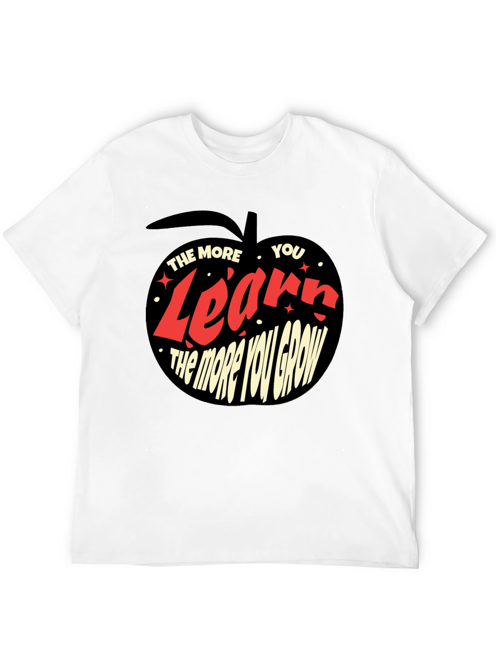 Learn and Grow Black T-Shirt