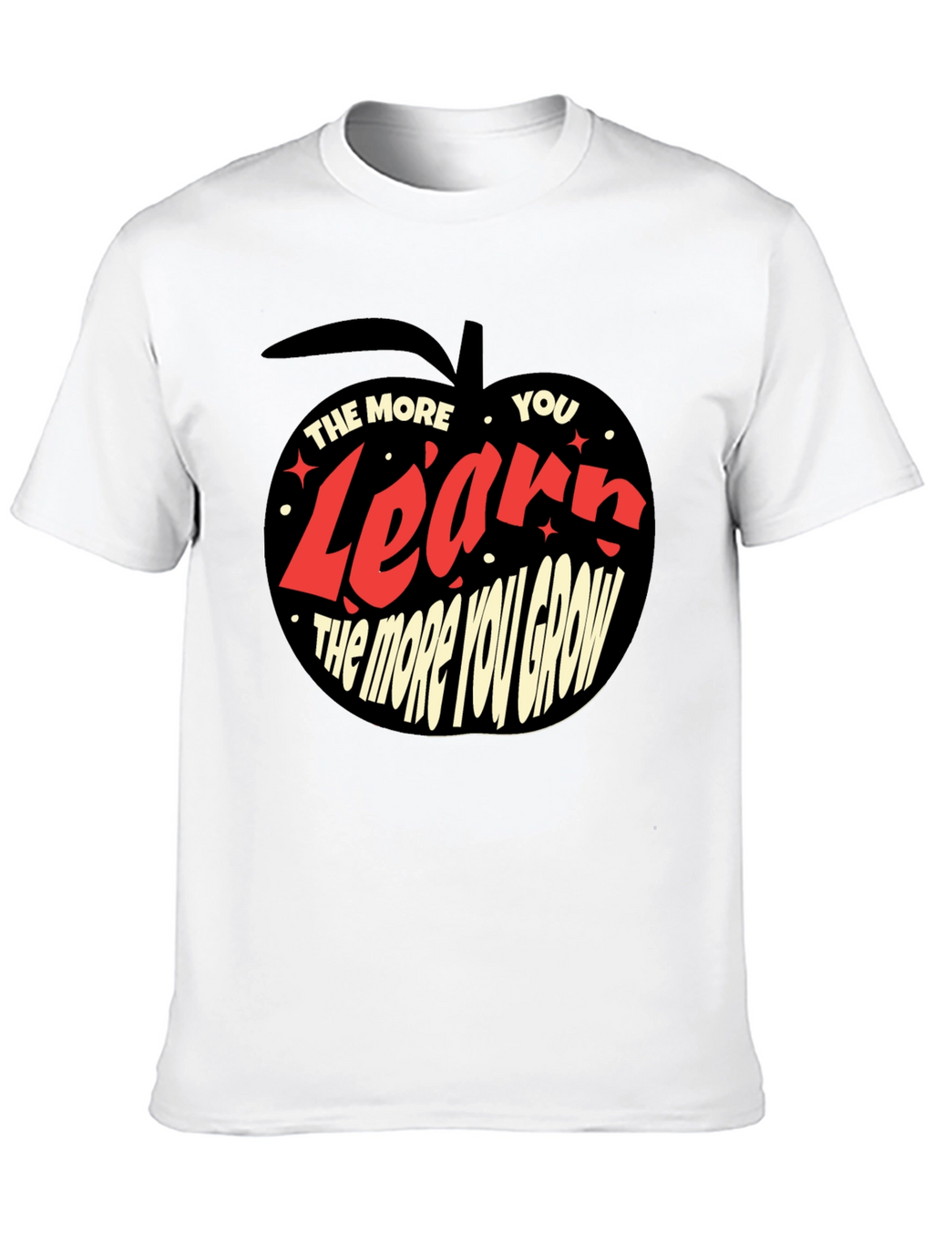 Learn and Grow Black T-Shirt