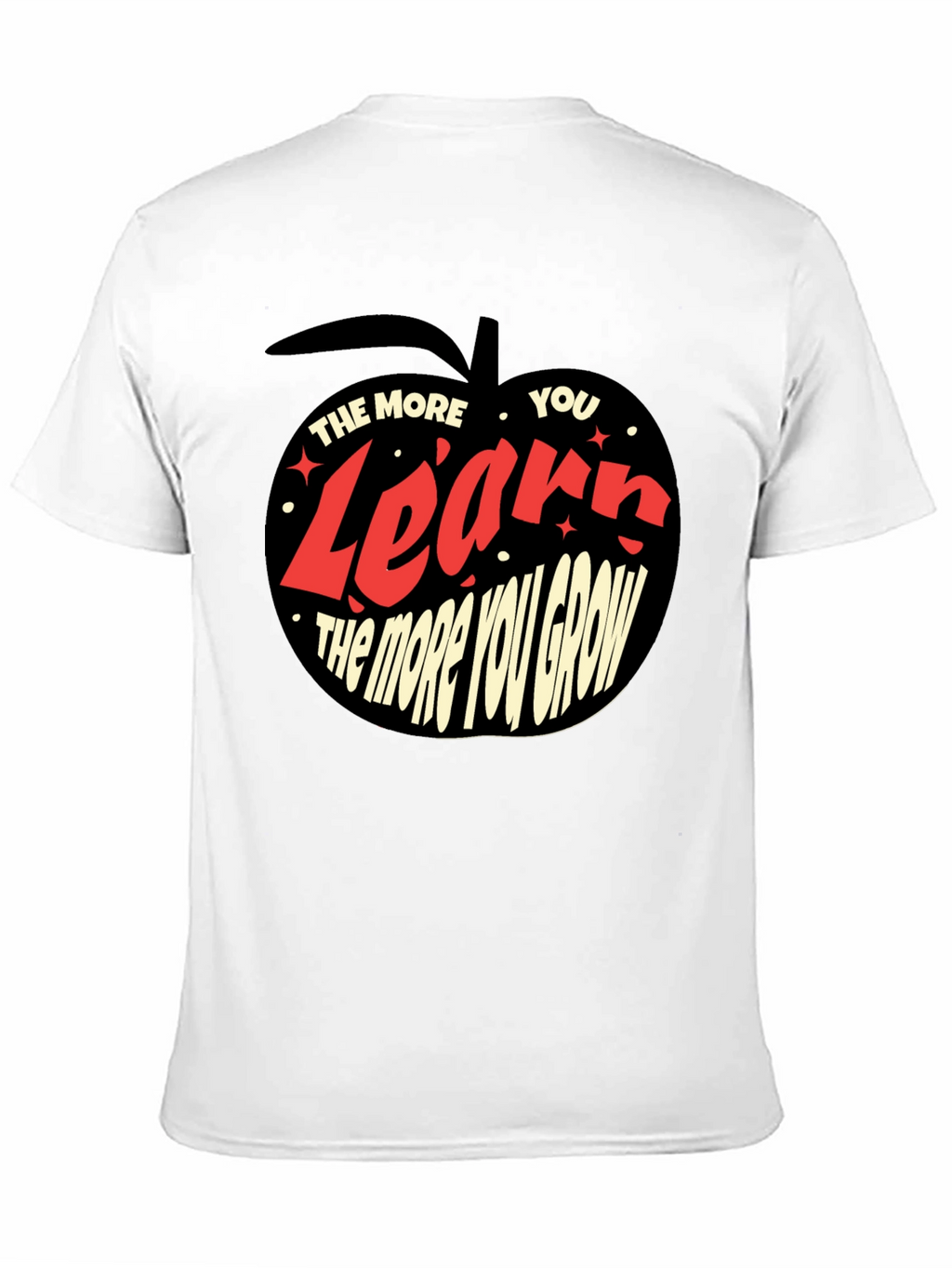 Learn and Grow Black T-Shirt
