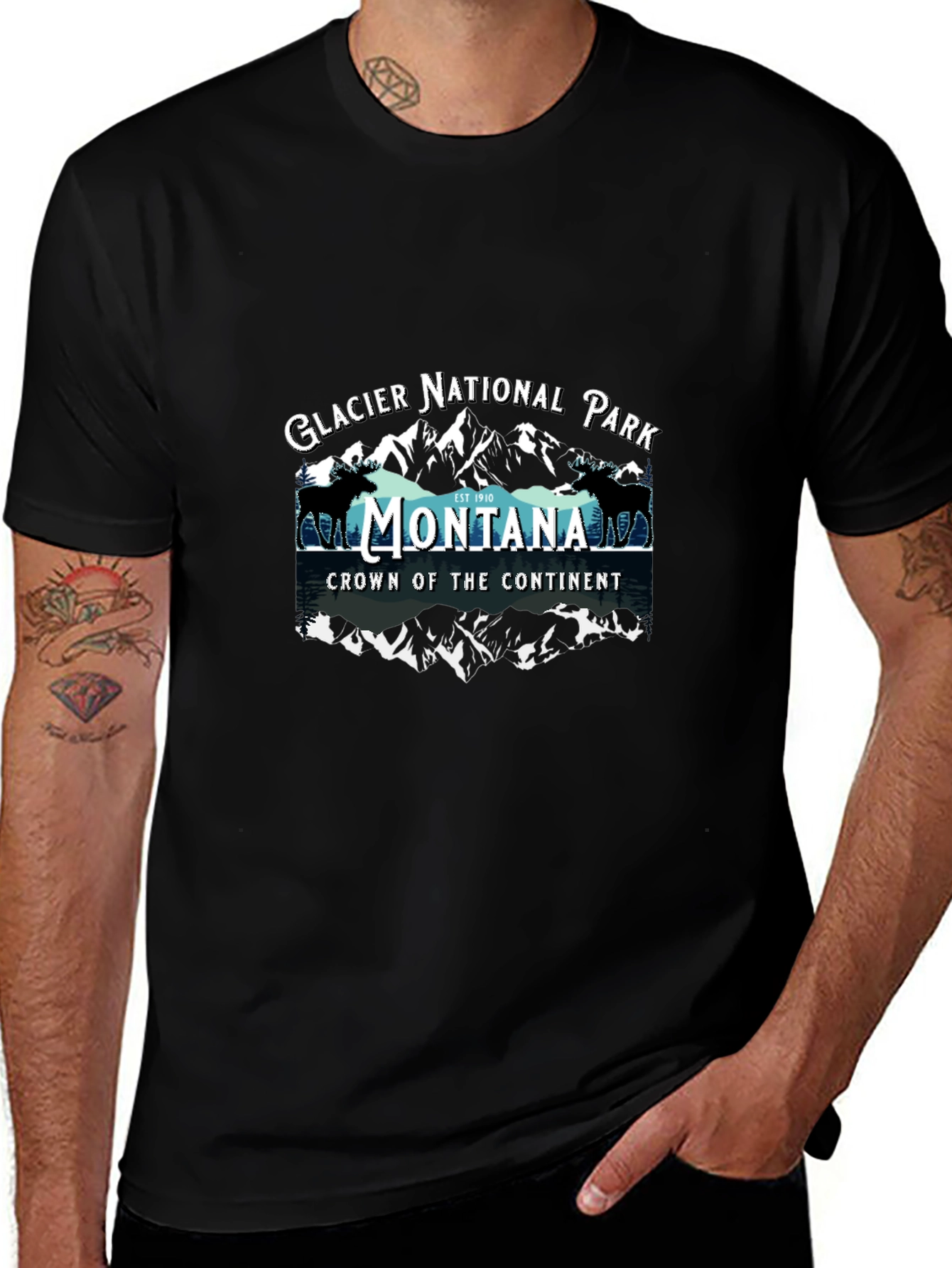 Glacier National Park Montana T-Shirt
