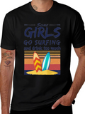 Surf Girl T-Shirt - Beach Lover Tee