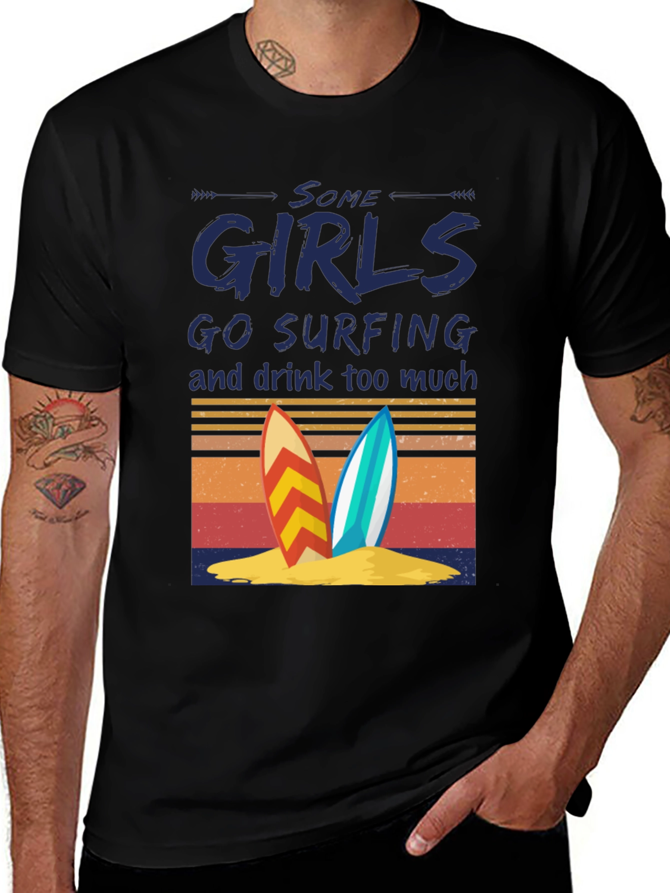 Surf Girl T-Shirt - Beach Lover Tee