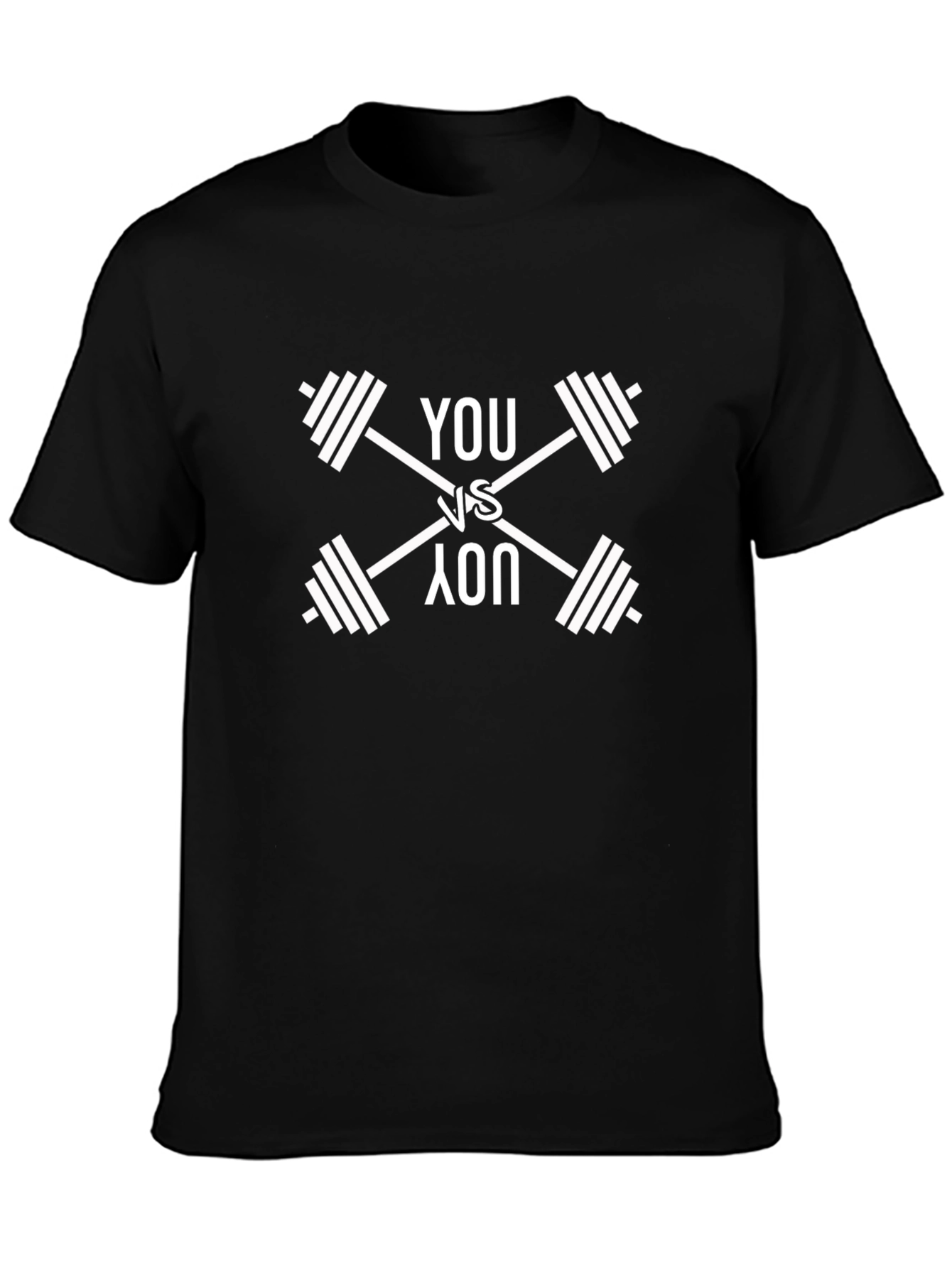 You vs You Fitness T-Shirt - Black