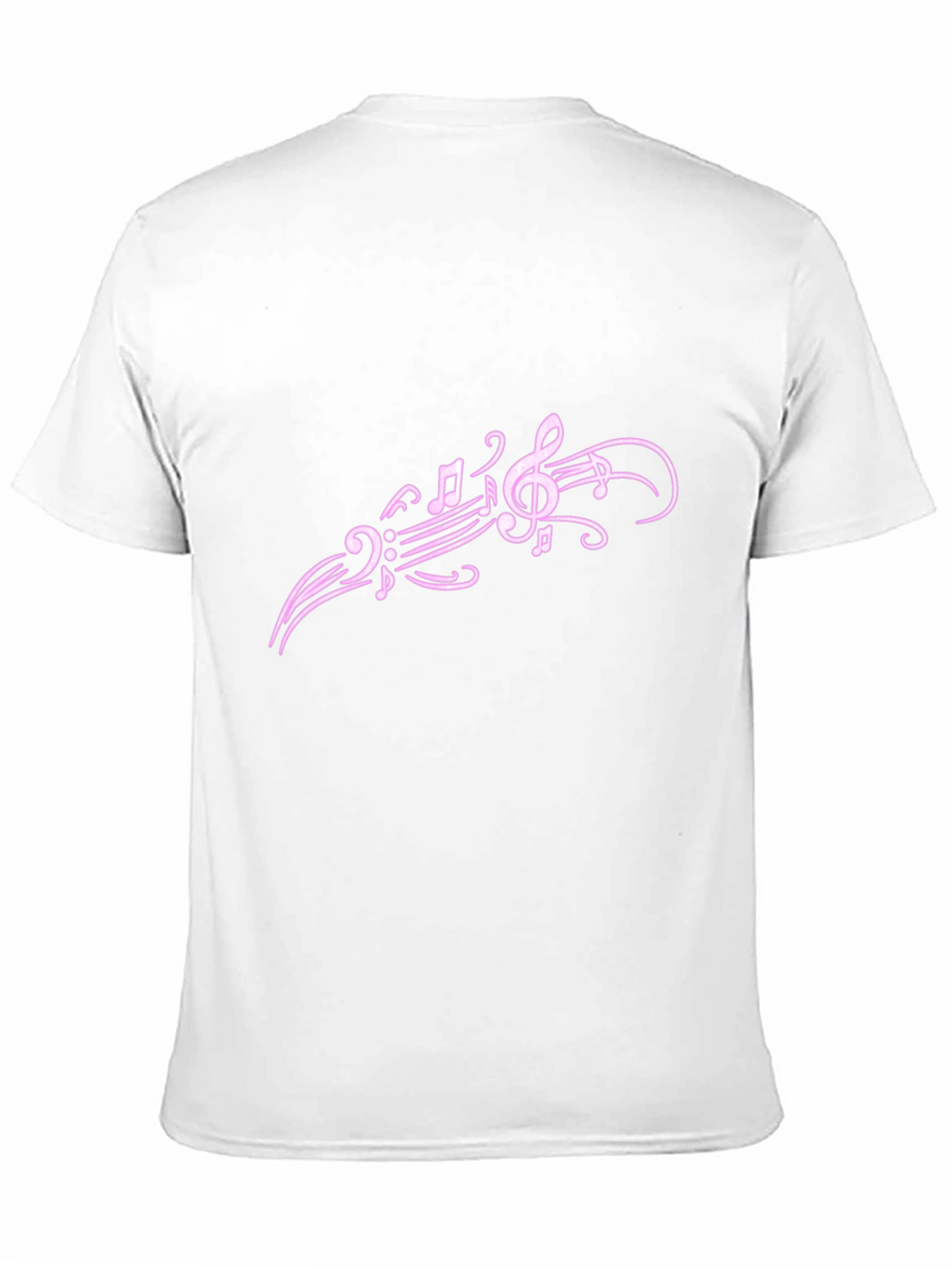Musical Note Graphic Tee - Trendy Black T-Shirt