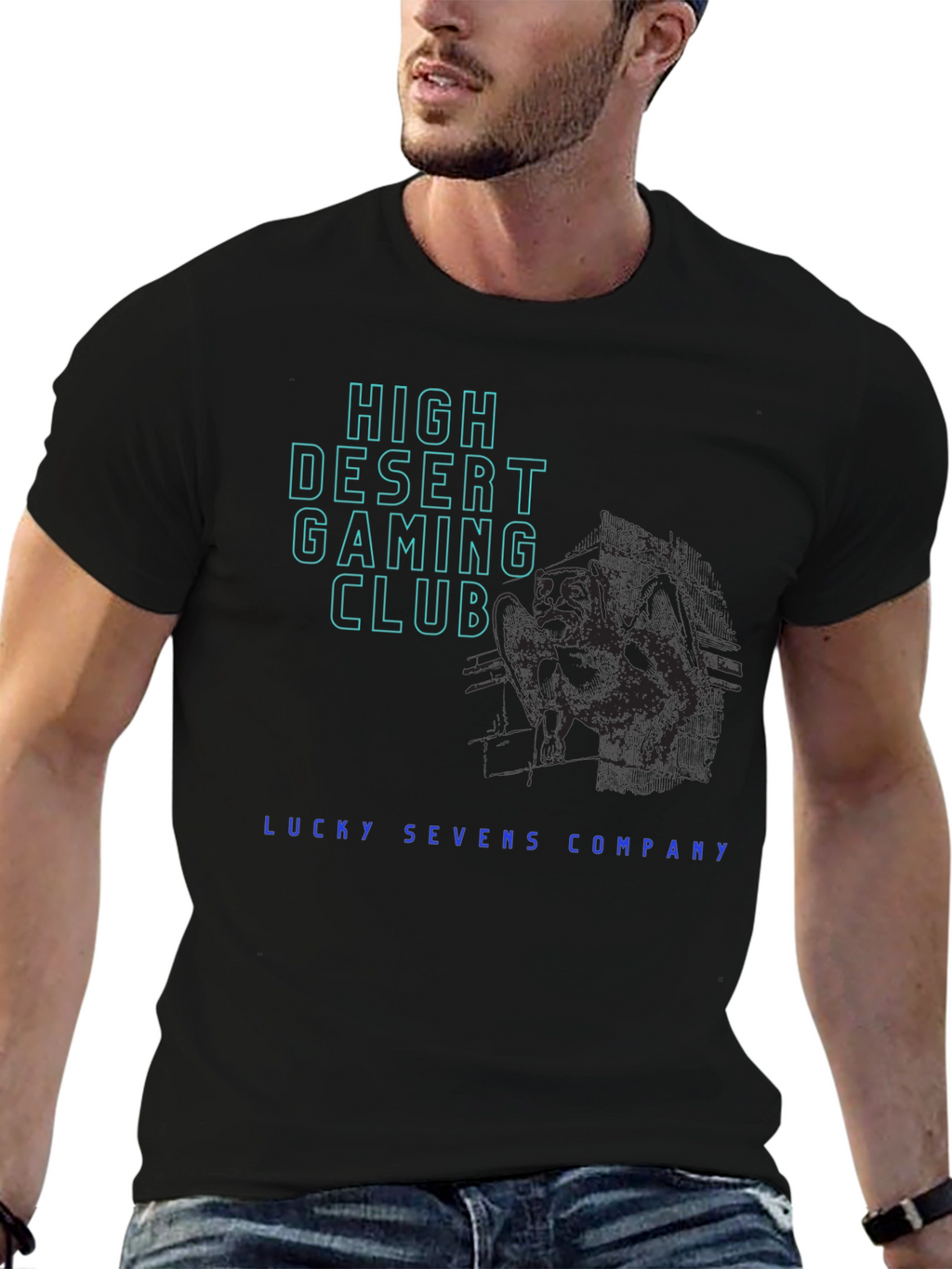 High Desert Gaming Club T-Shirt - Lucky Sevens Company