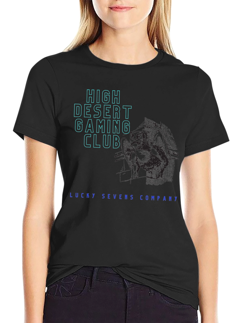 High Desert Gaming Club T-Shirt - Lucky Sevens Company