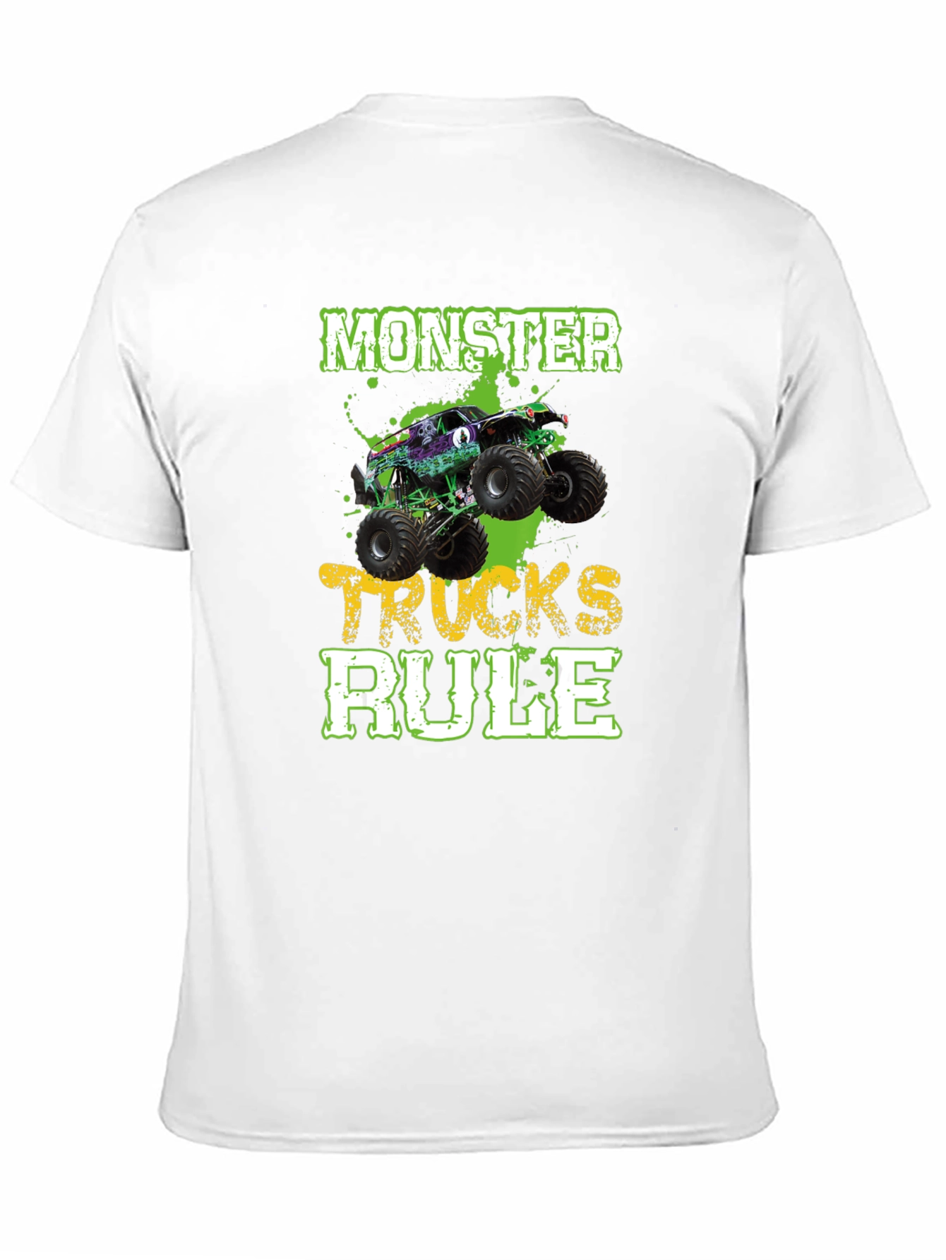 Monster Trucks Rule Black T-Shirt