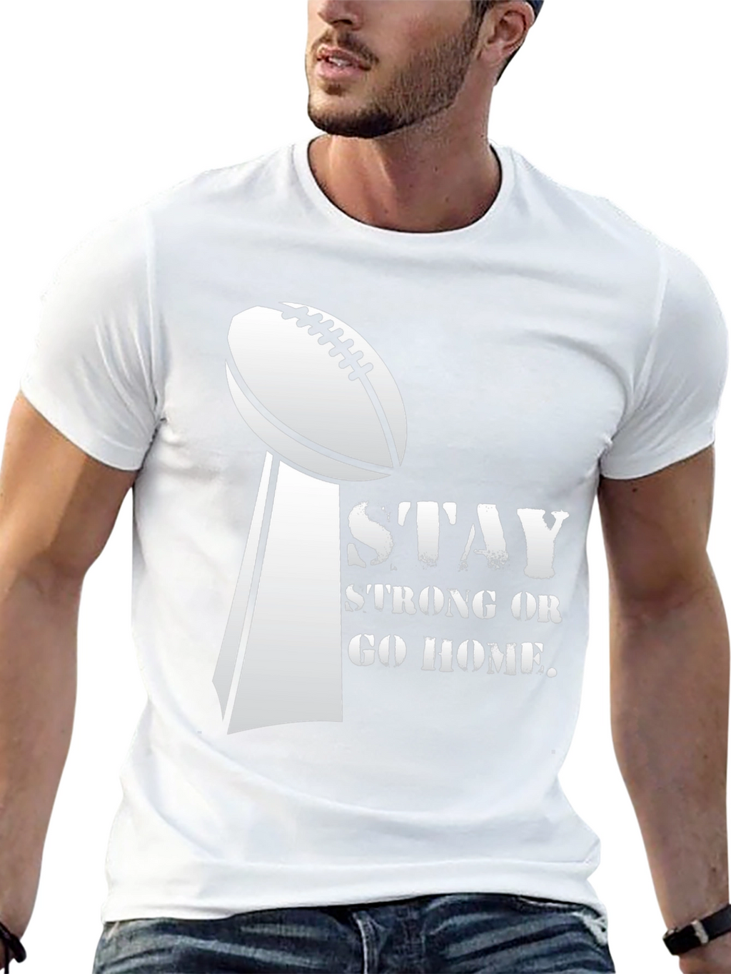 Stay Strong Football Tee