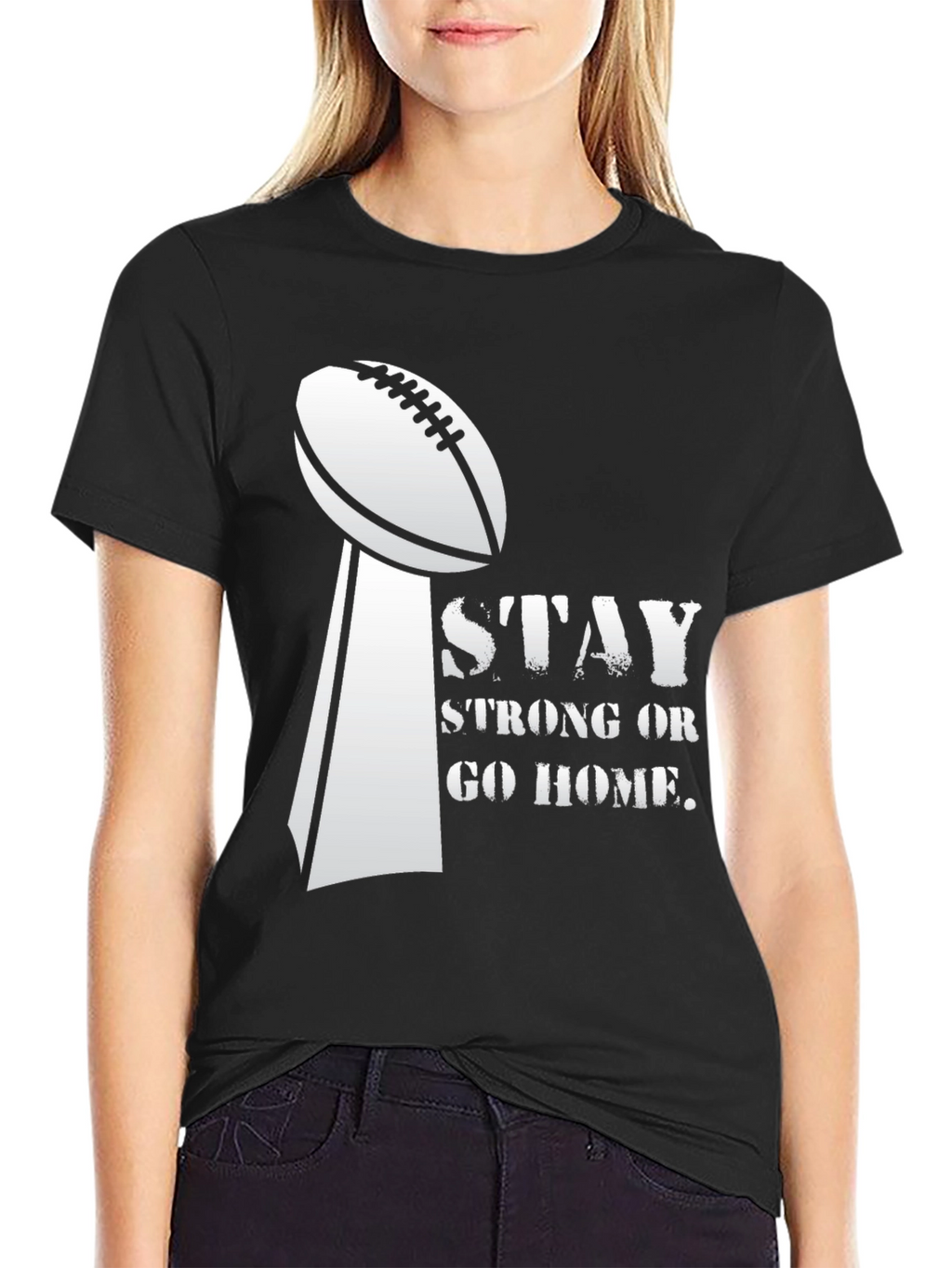 Stay Strong Football Tee