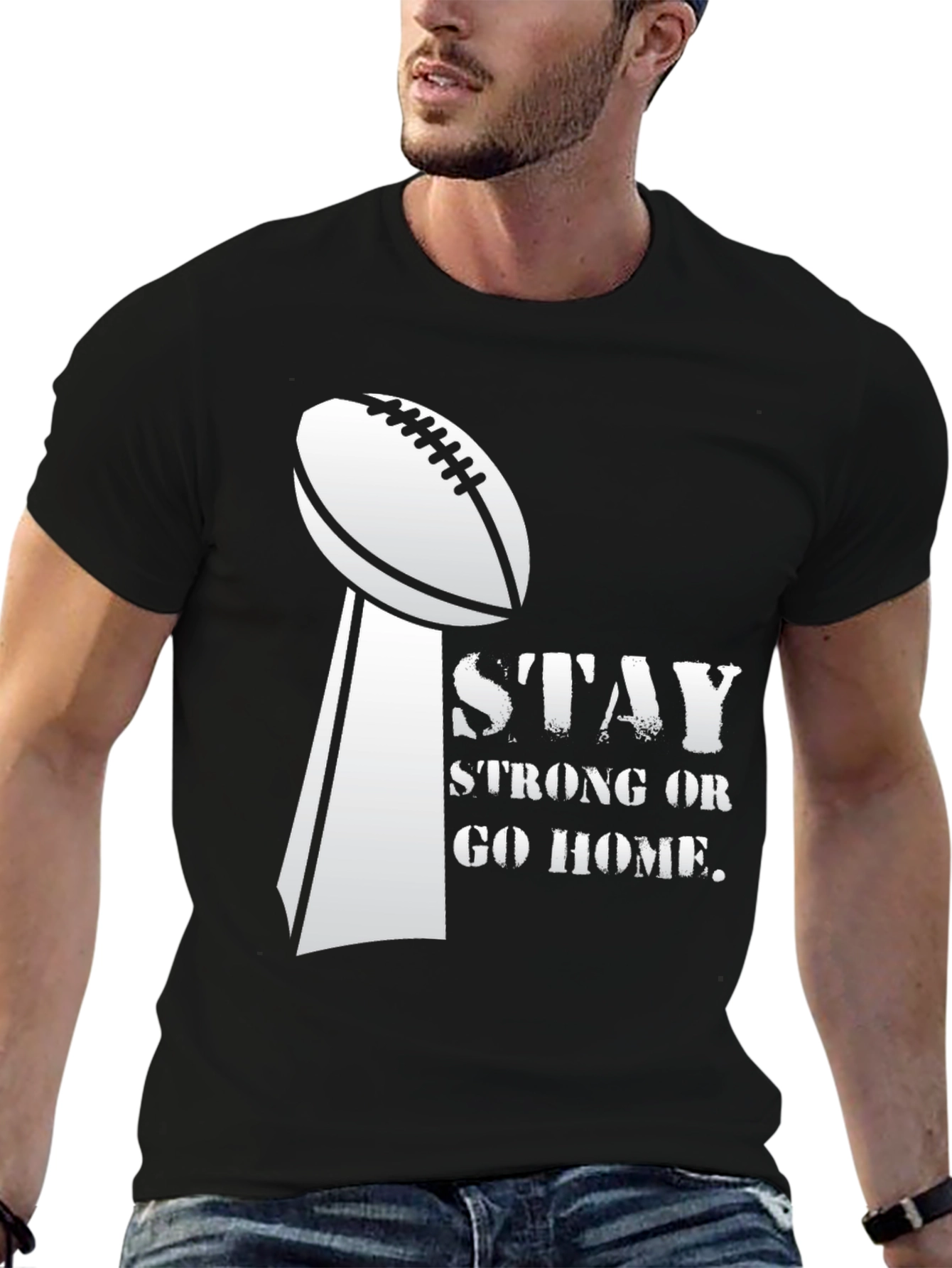 Stay Strong Football Tee
