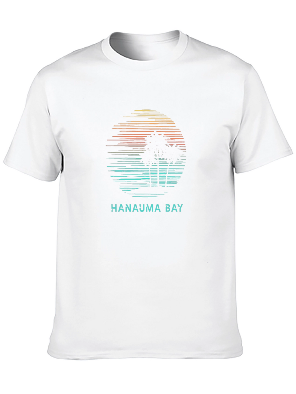 Hanauma Bay Palm Sunset Graphic T-Shirt