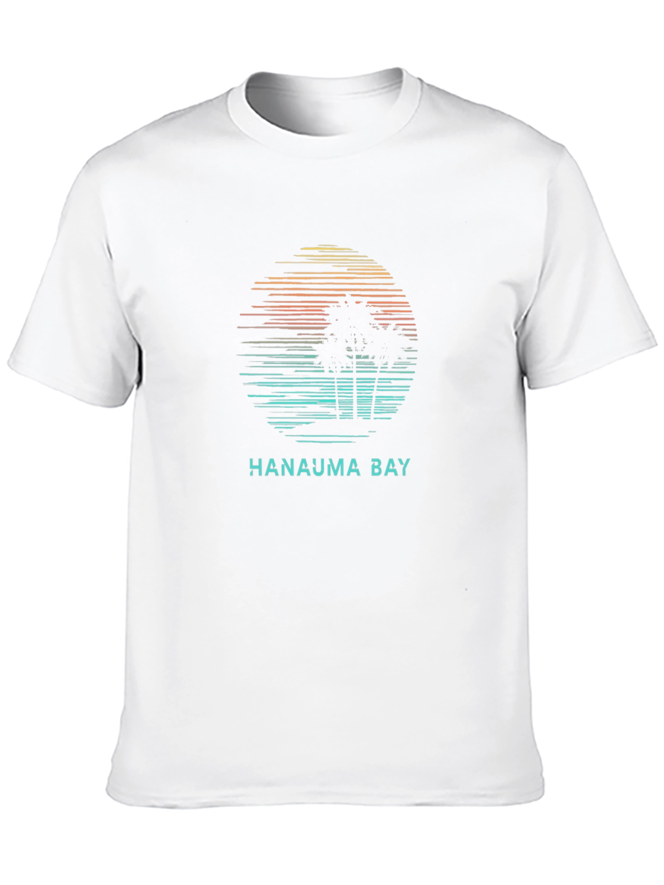 Hanauma Bay Palm Sunset Graphic T-Shirt