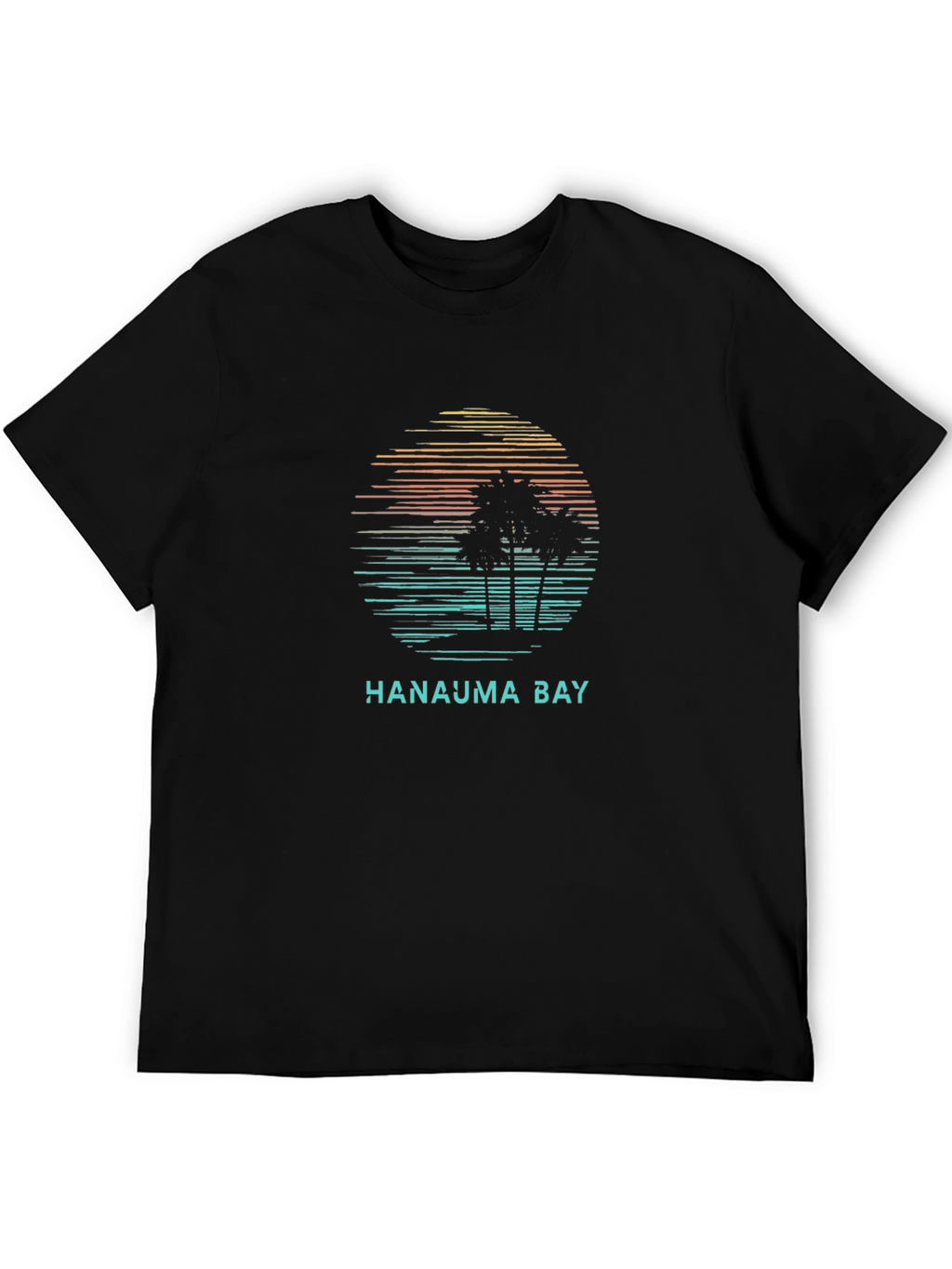 Hanauma Bay Palm Sunset Graphic T-Shirt