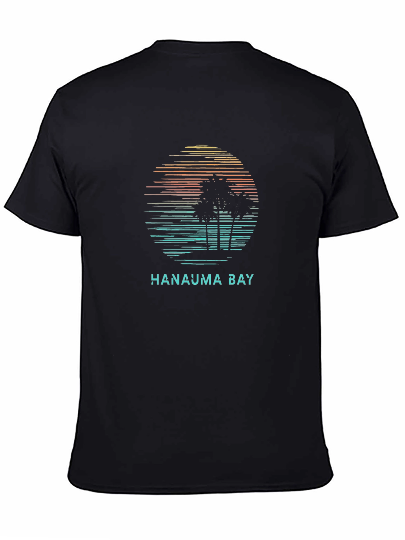 Hanauma Bay Palm Sunset Graphic T-Shirt