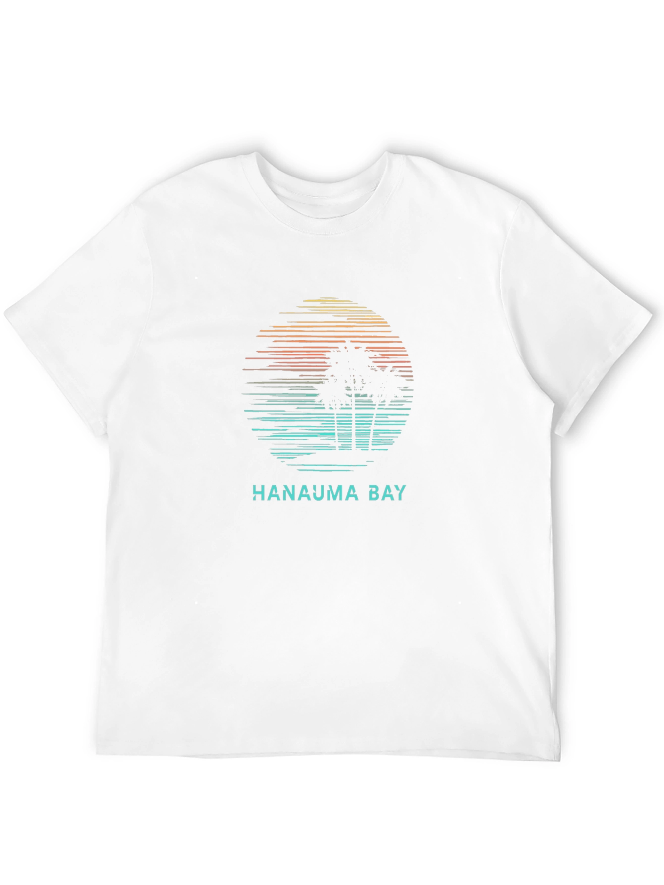 Hanauma Bay Palm Sunset Graphic T-Shirt