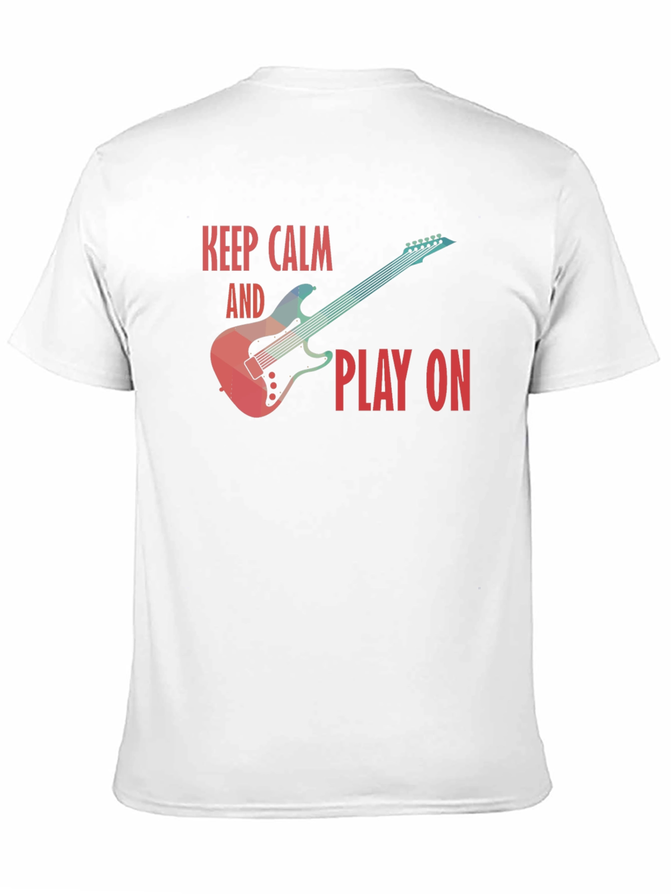 Keep Calm and Play On Guitar T-Shirt
